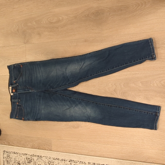 Madewell 10" High-Rise Skinny Jeans in Danny Wash TENCEL (Sz Petite 27) - Picture 5 of 10